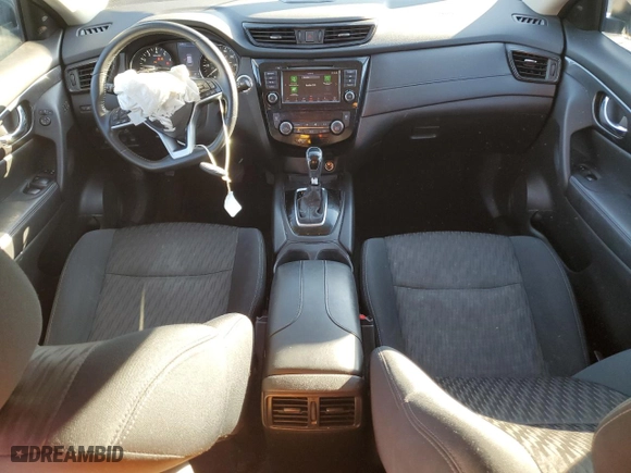 2018 Nissan Rogue SV with VIN 5N1AT2MV7JC818320, listed as a Copart auction lot 46848585 with 54,190 mi miles and Salvage Title. Bid and sale history available at carsss.com. Image 8.
