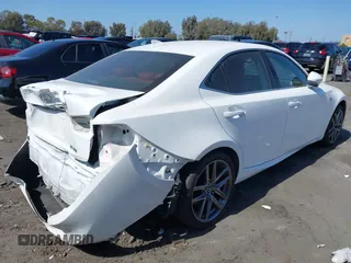 2014 Lexus IS 350 with VIN JTHBE1D25E5002122, listed as a IAAI auction lot 42516955 with 85,127 mi miles and . Bid and sale history available at DreamBid. Image 4.