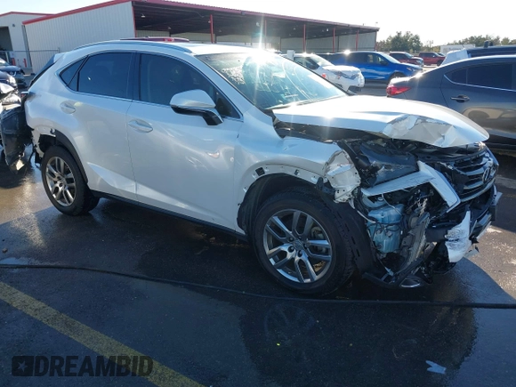 2016 Lexus NX 200t with VIN JTJYARBZ4G2033269, listed as a IAAI auction lot 41073540 with 55,363 mi miles and . Bid and sale history available at DreamBid. Image 1.