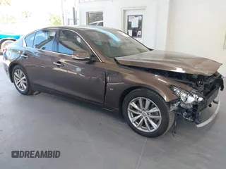 2015 Infiniti Q50 Premium with VIN JN1BV7AP4FM330386, listed as a IAAI auction lot 42028771 with 75,533 mi miles. Bid and sale history available at carsss.com. Image 14.