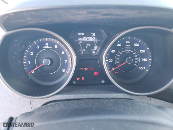 2013 Hyundai Elantra GLS with VIN 5NPDH4AE5DH268594, listed as a Copart auction lot 50370815 with 254,969 mi miles and Clean Title. Bid and sale history available at carsss.com. Image 9.