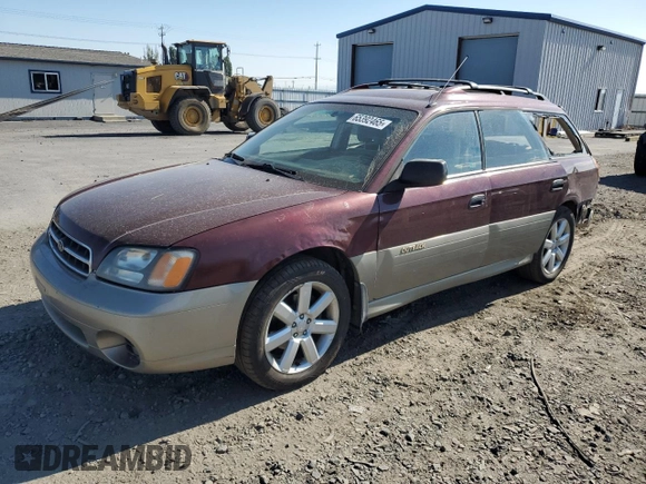 2001 Subaru Legacy Outback with VIN 4S3BH675717608564, listed as a Copart auction lot 65392465 with 232,264 mi miles and Salvage title. Bid and sale history available at DreamBid. Image 1.