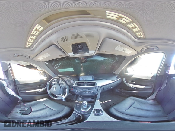 2012 BMW 3 Series 328i with VIN WBA3A5G59CNN65702, listed as a Copart auction lot 55233745 with 150,734 mi miles and Salvage title. Bid and sale history available at DreamBid. Image 14.