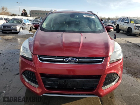 2014 Ford Escape Titanium with VIN 1FMCU0JX1EUB15697, listed as a Copart auction lot 48386535 with 86,178 mi miles and Salvage Title. Bid and sale history available at carsss.com. Image 5.