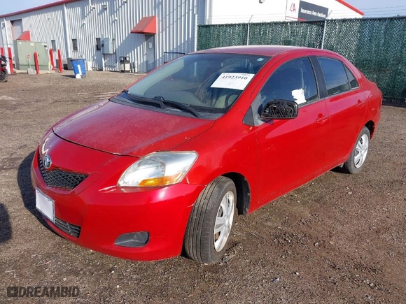 2010 Toyota Yaris with VIN JTDBT4K30A1371525, listed as a IAAI auction lot 41923910 with 149,348 mi miles. Bid and sale history available at carsss.com. Image 2.