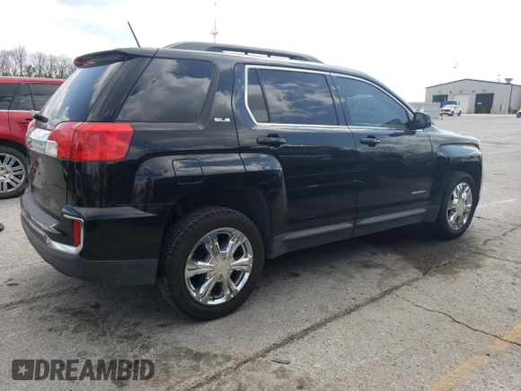2017 GMC Terrain SLE with VIN 2GKALNEK1H6217907, listed as a Copart auction lot 52558335 with 128,973 mi miles and Salvage Title. Bid and sale history available at carsss.com. Image 3.