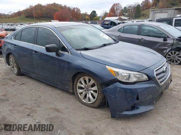 2017 Subaru Legacy with VIN 4S3BNAB65H3013810, listed as a IAAI auction lot 40697926 with 83,851 mi miles. Bid and sale history available at carsss.com. Image 1.
