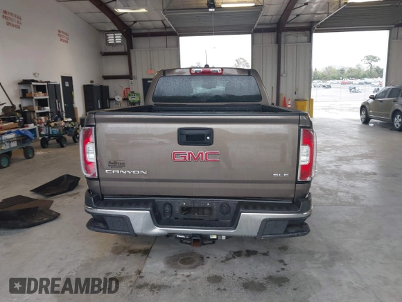 2015 GMC Canyon 2WD SLE with VIN 1GTG5BE31F1166383, listed as a IAAI auction lot 41640378 with 334,016 mi miles. Bid and sale history available at carsss.com. Image 16.