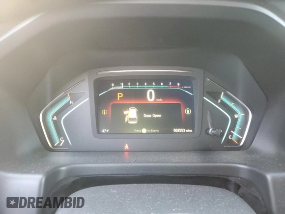 2024 Honda Odyssey EX-L with VIN 5FNRL6H62RB049354, listed as a Copart auction lot 88911795 with 2,553 mi miles and Salvage Title. Bid and sale history available at DreamBid. Image 9.