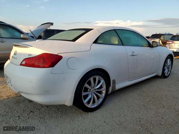 2012 Infiniti G37 Convertible with VIN JN1CV6FE9CM202288, listed as a Copart auction lot 74030244 with 0 mi miles and Non Repairable. Bid and sale history available at carsss.com. Image 3.