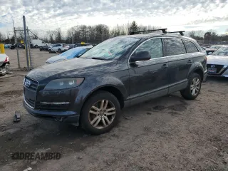2009 Audi Q7 with VIN WA1AY74L29D009955, listed as a Copart auction lot 87280734 with 0 mi miles and Clean Title. Bid and sale history available at carsss.com. Image 1.