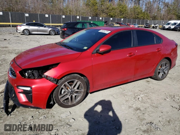 2019 Kia Forte S with VIN 3KPF34AD4KE020305, listed as a Copart auction lot 48034735 with 58,786 mi miles and Salvage Title. Bid and sale history available at carsss.com. Image 1.