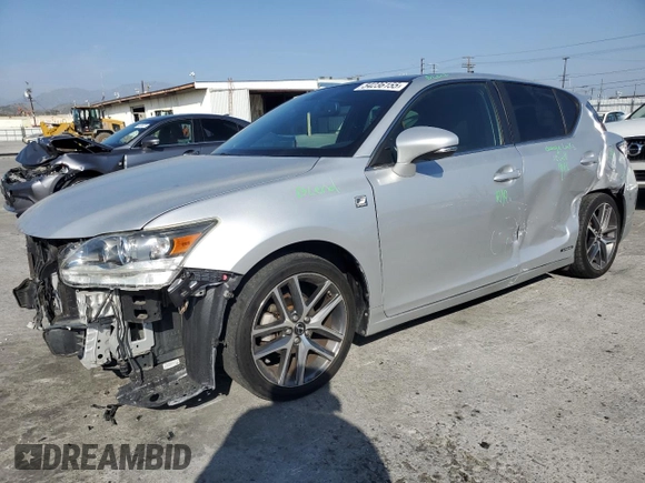 2015 Lexus CT 200h with VIN JTHKD5BH4F2244694, listed as a Copart auction lot 54236155 with 164,562 mi miles and Salvage title. Bid and sale history available at DreamBid. Image 1.