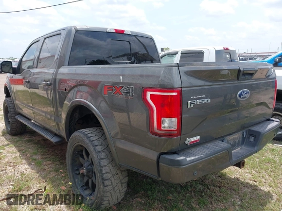 2017 Ford F-150 XL with VIN 1FTEW1EF6HKD40423, listed as a IAAI auction lot 42142735 with 155,675 mi miles. Bid and sale history available at carsss.com. Image 3.