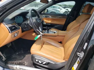 2016 BMW 7 Series 750i xDrive with VIN WBA7F2C5XGG418225, listed as a Copart auction lot 54860623 with 76,980 mi miles and . Bid and sale history available at DreamBid. Image 7.