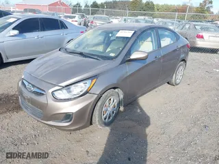 2012 Hyundai Accent GLS with VIN KMHCT4AE6CU201674, listed as a IAAI auction lot 40781309 with 90,356 mi miles. Bid and sale history available at carsss.com. Image 2.
