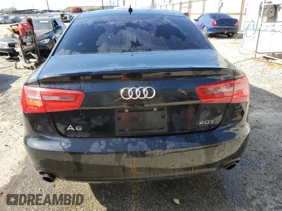 2012 Audi A6 Premium Plus with VIN WAUDFAFC3CN147618, listed as a Copart auction lot 57061605 with 164,310 mi miles and Clean title. Bid and sale history available at DreamBid. Image 6.
