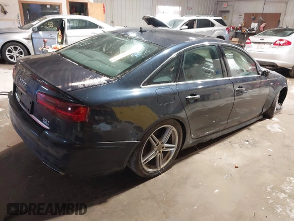 2018 Audi A6 Premium Plus with VIN WAUG8AFC1JN018586, listed as a IAAI auction lot 41835464 with 68,422 mi miles. Bid and sale history available at carsss.com. Image 4.