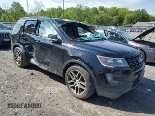 2016 Ford Explorer Sport z VIN 1FM5K8GT2GGA74855, wystawiony jako Copart lot #54953075 z przebiegiem Nie podano mil oraz Szkoda całkowita • Salvage title. Historia ofert i sprzedaży dostępna na DreamBid. Obrazek 4.