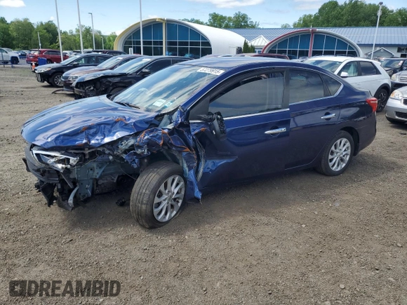 2019 Nissan Sentra S with VIN 3N1AB7AP8KY335652, listed as a Copart auction lot 57279915 with 74,677 mi miles and Clean title. Bid and sale history available at DreamBid. Image 1.