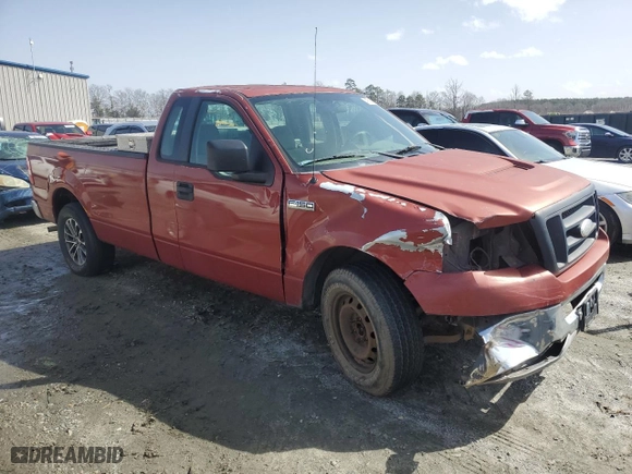 2007 Ford F-150 XL with VIN 1FTRF12267KC36631, listed as a Copart auction lot 47516805 with 279,337 mi miles and Salvage Title. Bid and sale history available at carsss.com. Image 4.