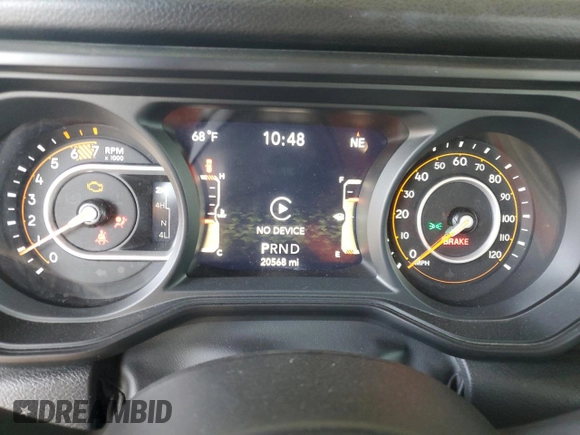 2024 Jeep Wrangler Sport S z VIN 1C4PJXDN4RW272314, wystawiony jako Copart lot #62163625 z przebiegiem 20 568 mil mil oraz Nie do naprawy • Non repairable. Historia ofert i sprzedaży dostępna na DreamBid. Obrazek 9.