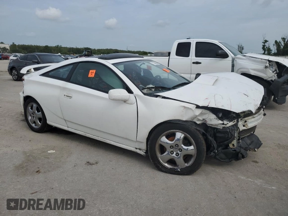 2002 Toyota Celica GT z VIN JTDDR32T420137543, wystawiony jako Copart lot #71398604 z przebiegiem 168 767 mil mil oraz Szkoda całkowita • Salvage title. Historia ofert i sprzedaży dostępna na DreamBid. Obrazek 4.