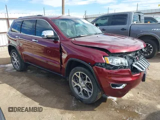 2019 Jeep Grand Cherokee Limited with VIN 1C4RJFBG8KC786522, listed as a IAAI auction lot 41481426 with 33,569 mi miles. Bid and sale history available at carsss.com. Image 1.