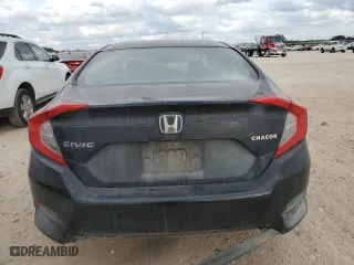 2018 Honda Civic Sedan LX with VIN 19XFC2F53JE032725, listed as a Copart auction lot 78812634 with 0 mi miles and Salvage Title. Bid and sale history available at carsss.com. Image 6.