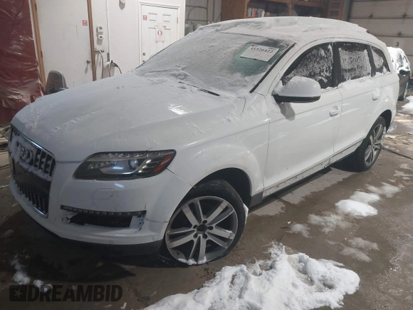 2010 Audi Q7 3.6L Premium Plus with VIN WA1LYAFE2AD007082, listed as a IAAI auction lot 41526422 with 1 mi miles. Bid and sale history available at carsss.com. Image 2.