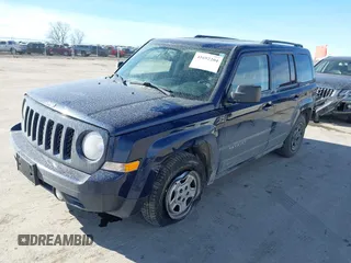 2016 Jeep Patriot Sport with VIN 1C4NJRBB9GD508797, listed as a IAAI auction lot 41692204 with 104,378 mi miles and . Bid and sale history available at carsss.com. Image 2.