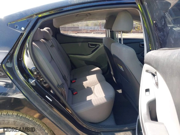 2016 Hyundai Elantra SE with VIN KMHDH4AE2GU641130, listed as a IAAI auction lot 41929284 with 122,688 mi miles. Bid and sale history available at carsss.com. Image 8.