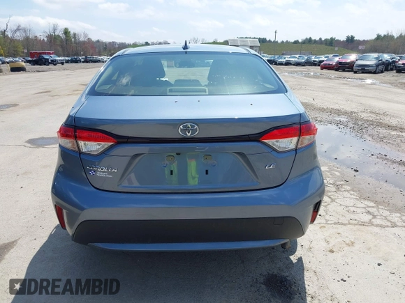 2020 Toyota Corolla LE with VIN JTDEPRAE1LJ058438, listed as a IAAI auction lot 42091884 with 17,788 mi miles and . Bid and sale history available at DreamBid. Image 16.