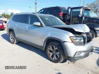 2018 Volkswagen Atlas SEL with VIN 1V2ER2CA3JC502480, listed as a IAAI auction lot 41551012 with Not provided miles and . Bid and sale history available at DreamBid. Image 1.