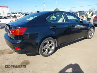 2009 Lexus IS 250 with VIN JTHBK262X92085324, listed as a IAAI auction lot 41625515 with 77,665 mi miles. Bid and sale history available at carsss.com. Image 4.
