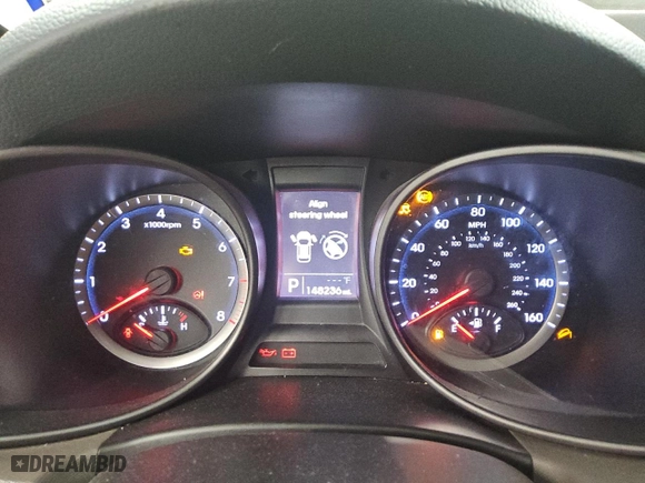 2013 Hyundai Santa Fe Sport with VIN 5XYZU3LB2DG006246, listed as a Copart auction lot 47649465 with 148,236 mi miles and Clean Title. Bid and sale history available at carsss.com. Image 9.