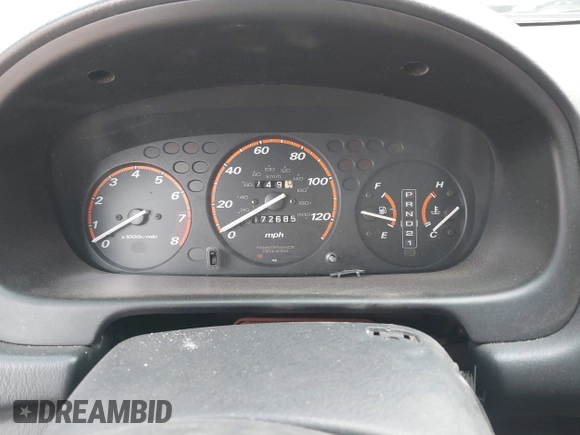 2000 Honda CR-V LX with VIN JHLRD1842YS001114, listed as a IAAI auction lot 41745203 with 172,685 mi miles. Bid and sale history available at carsss.com. Image 7.