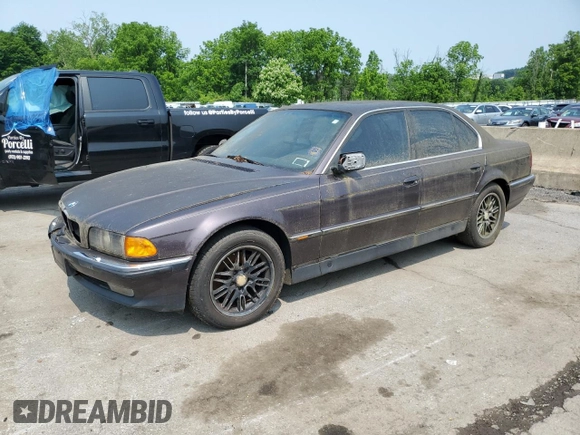 1995 BMW 7 Series 740i with VIN WBAGF6325SDH05563, listed as a Copart auction lot 60356245 with 153,155 mi miles and Clean title. Bid and sale history available at DreamBid. Image 1.