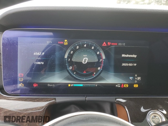 2018 Mercedes-Benz E-Class E 400 with VIN WDD1J6GB9JF029898, listed as a Copart auction lot 45108305 with 118,876 mi miles and Salvage Title. Bid and sale history available at carsss.com. Image 9.
