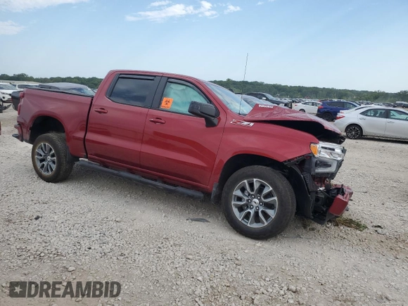 2024 Chevrolet Silverado 1500 RST with VIN 1GCUDEE86RZ138927, listed as a Copart auction lot 65021614 with 0 mi miles and Salvage Title. Bid and sale history available at carsss.com. Image 4.