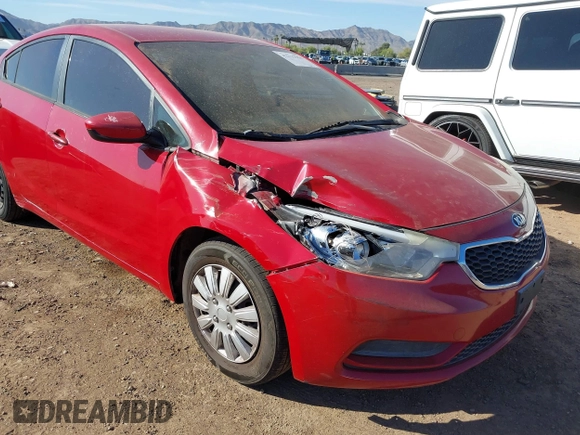 2016 Kia Forte LX with VIN KNAFK4A6XG5558849, listed as a IAAI auction lot 42115950 with 171,839 mi miles and . Bid and sale history available at carsss.com. Image 6.
