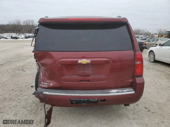 2016 Chevrolet Tahoe LTZ with VIN 1GNSKCKC2GR257458, listed as a Copart auction lot 45684125 with 0 mi miles and Salvage Title. Bid and sale history available at carsss.com. Image 6.