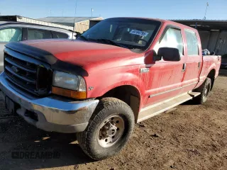 1999 Ford Super Duty F-250 XL with VIN 1FTNW21S6XEA92910, listed as a Copart auction lot 44164795 with 289,887 mi miles and Salvage Title. Bid and sale history available at carsss.com. Image 1.