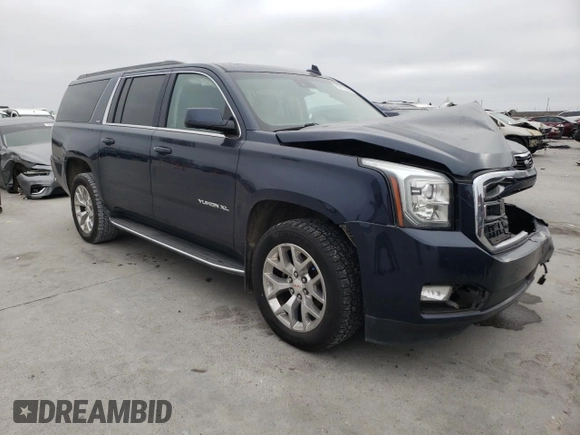 2017 GMC Yukon XL SLT with VIN 1GKS1GKC4HR156513, listed as a Copart auction lot 85719884 with Not Provided miles and Salvage Title. Bid and sale history available at DreamBid. Image 4.
