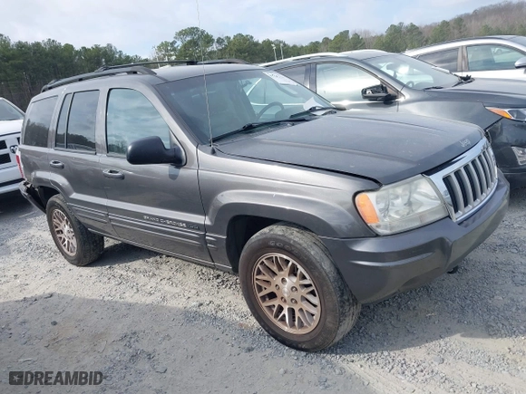 2004 Jeep Grand Cherokee Limited with VIN 1J8GW58N14C391912, listed as a IAAI auction lot 41706729 with 248,806 mi miles. Bid and sale history available at carsss.com. Image 1.