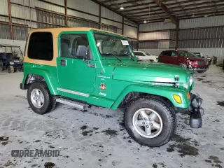 1998 Jeep Wrangler Sahara z VIN 1J4FY49S6WP730035, wystawiony jako Copart lot #59100505 z przebiegiem 225 354 mil mil oraz Szkoda całkowita • Salvage title. Historia ofert i sprzedaży dostępna na DreamBid. Obrazek 4.