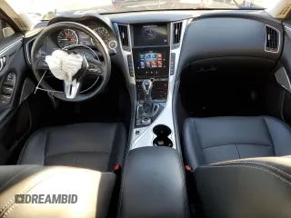 2023 Infiniti Q50 Luxe with VIN JN1EV7BP5PM510392, listed as a Copart auction lot 88456145 with 12,678 mi miles and Salvage Title. Bid and sale history available at DreamBid. Image 8.