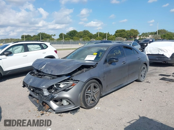 2020 Mercedes-Benz CLA with VIN WDD5J4HB1LN044179, listed as a IAAI auction lot 41499559 with 65,914 mi miles. Bid and sale history available at carsss.com. Image 2.
