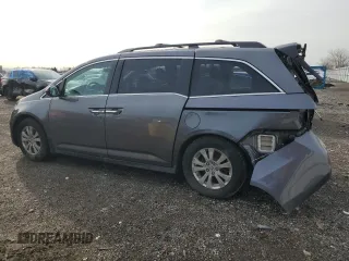 2015 Honda Odyssey EX with VIN 5FNRL5H46FB505327, listed as a Copart auction lot 51741425 with 372,144 mi miles and Salvage Title. Bid and sale history available at DreamBid. Image 2.