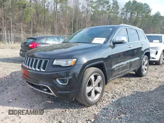 2014 Jeep Grand Cherokee Overland with VIN 1C4RJECG4EC197433, listed as a IAAI auction lot 41769932 with 198,568 mi miles. Bid and sale history available at carsss.com. Image 20.